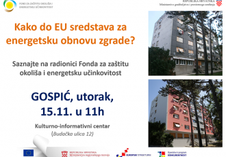 U KIC-u u Gospiću o energetskoj obnovi zgrada