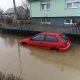 Poplave u Gospiću. U pojedinim dijelovima  takve nisu zabilježene više od pola stoljeća