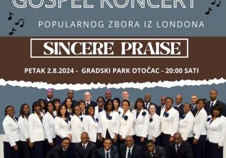 U Otočac dolazi poznati gospel zbor Sincere Praise iz Londona