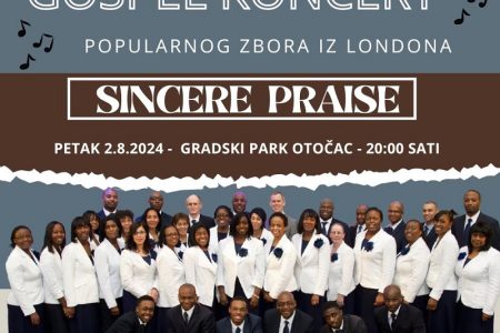 U Otočac dolazi poznati gospel zbor Sincere Praise iz Londona