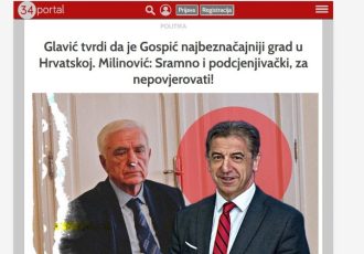 Gradonačelnik Požege dr.sc.Željko Glavić:”Gospić sigurno ne treba braniti od mene, moj odnos prema Lici, Zavičajnoj udruzi “ Vila Velebita” u Požegi i brojnim prijateljima Ličanima govori dovoljno”