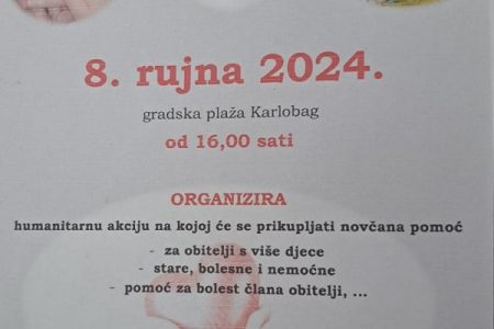 Humanitarna akcija na Gradskoj plaži u Karlobagu