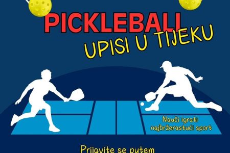 Odvaži se i zaigraj pickleball – upisi u tijeku!