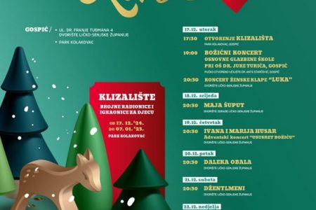 Advent u srcu Like – Gospić donosi bogat program ispunjen glazbom, zabavom i blagdanskom čarolijom