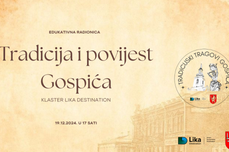 Online radionica Klastera Lika Destination o povijesti i tradiciji Gospića