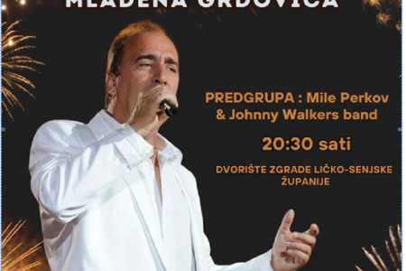 Dočekajte Novu godinu u Gospiću uz Mladena Grdovića!!!